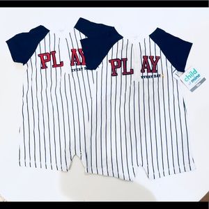 New with tag 18 months twin boys Play bodysuit